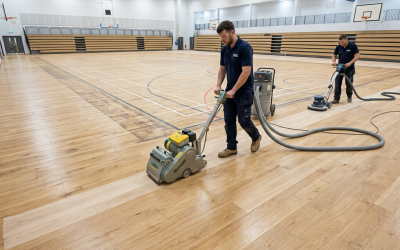 Commercial Floor Sanding: Durability Standards for Rainham Sports Halls and Schools